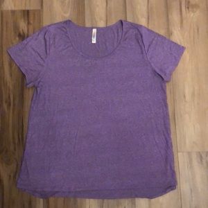 LulaRoe purple tee